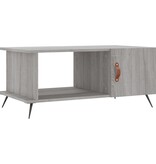 VidaXL Salontafel 90x50x40 cm bewerkt hout grijs sonoma eikenkleurig