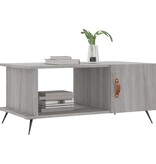 VidaXL Salontafel 90x50x40 cm bewerkt hout grijs sonoma eikenkleurig