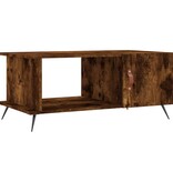 VidaXL Salontafel 90x50x40 cm bewerkt hout gerookt eikenkleurig