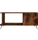 VidaXL Salontafel 90x50x40 cm bewerkt hout gerookt eikenkleurig