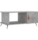 VidaXL Salontafel 90x50x40 cm bewerkt hout betongrijs