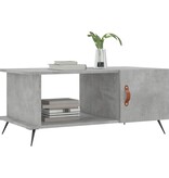 VidaXL Salontafel 90x50x40 cm bewerkt hout betongrijs