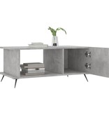 VidaXL Salontafel 90x50x40 cm bewerkt hout betongrijs