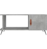 VidaXL Salontafel 90x50x40 cm bewerkt hout betongrijs