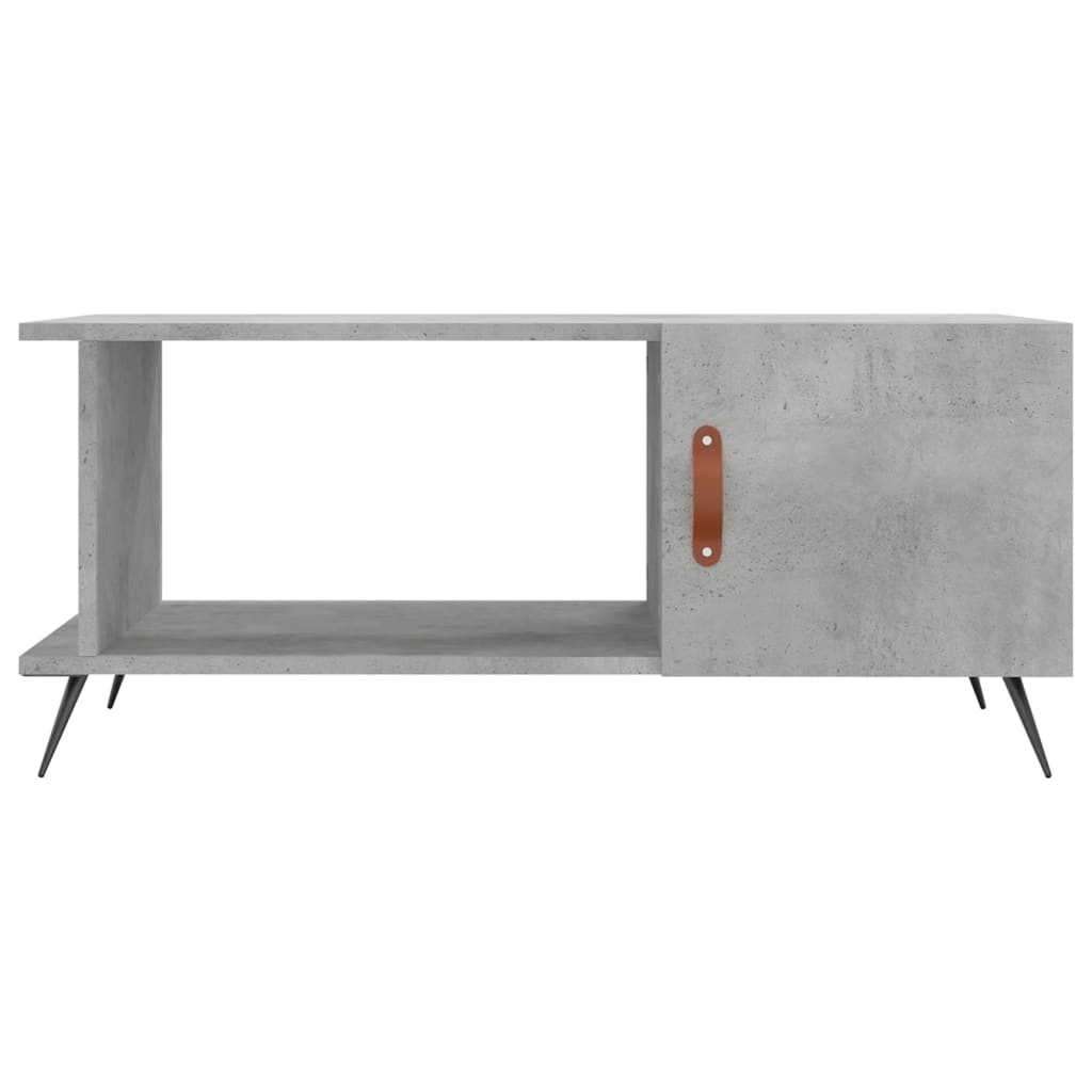 VidaXL Salontafel 90x50x40 cm bewerkt hout betongrijs