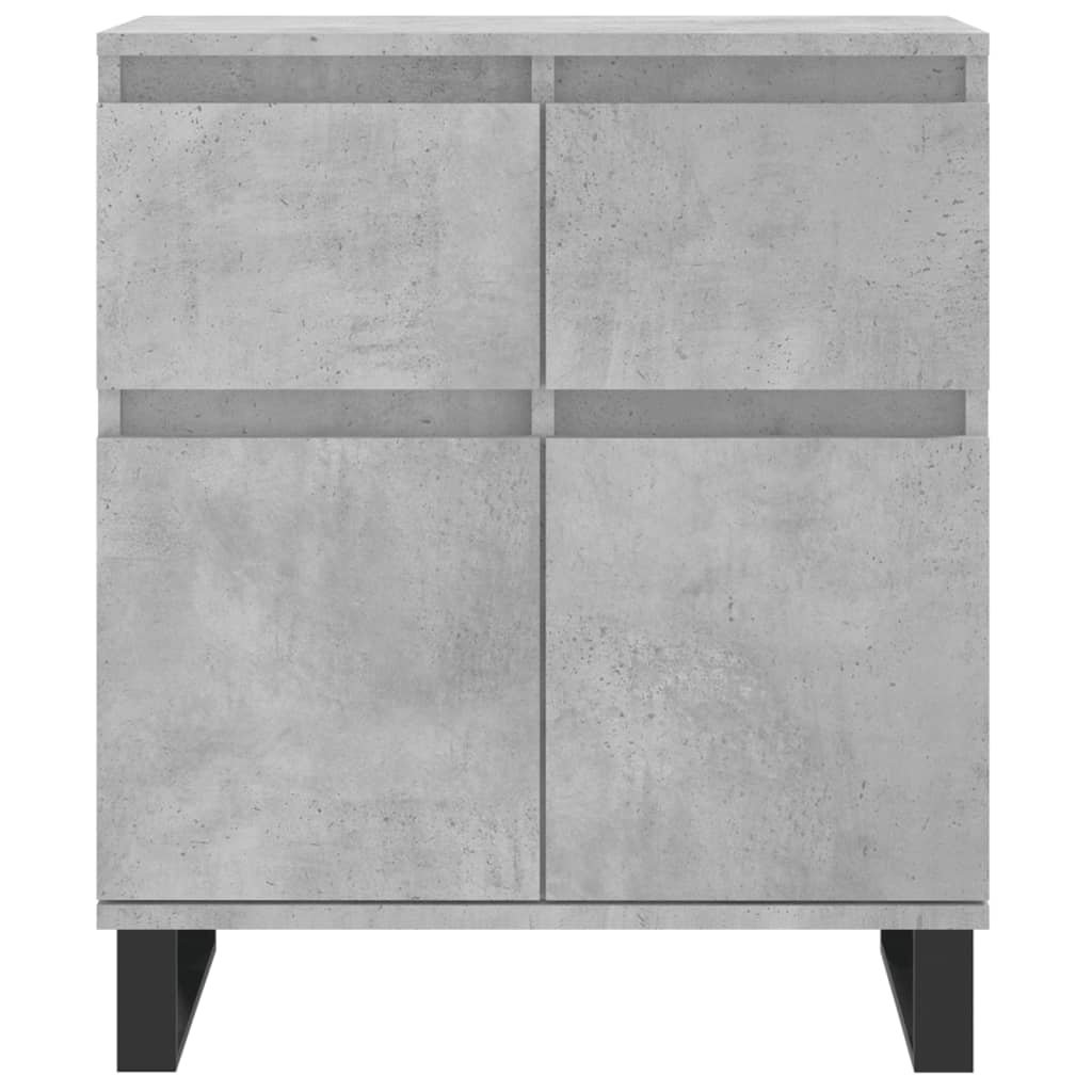 VidaXL Dressoir 60x35x70 cm bewerkt hout betongrijs
