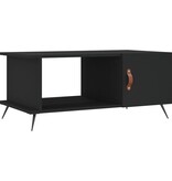 VidaXL Salontafel 90x50x40 cm bewerkt hout zwart