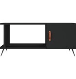 VidaXL Salontafel 90x50x40 cm bewerkt hout zwart
