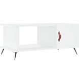 VidaXL Salontafel 90x50x40 cm bewerkt hout wit