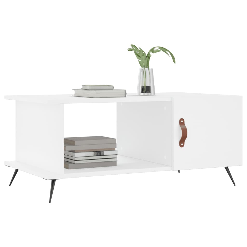 VidaXL Salontafel 90x50x40 cm bewerkt hout wit