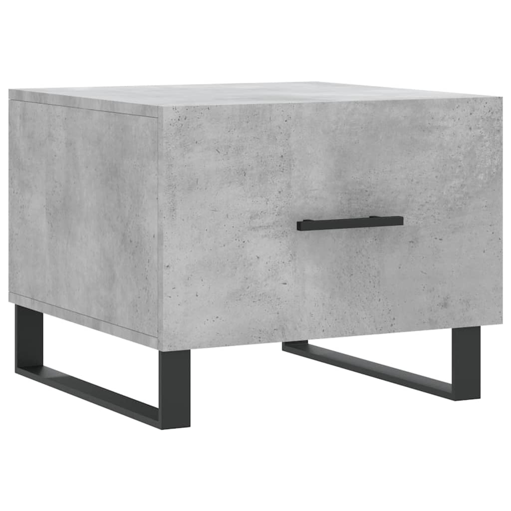 VidaXL Salontafel 50x50x40 cm bewerkt hout betongrijs