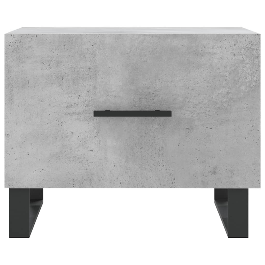 VidaXL Salontafel 50x50x40 cm bewerkt hout betongrijs