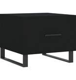 VidaXL Salontafel 50x50x40 cm bewerkt hout zwart