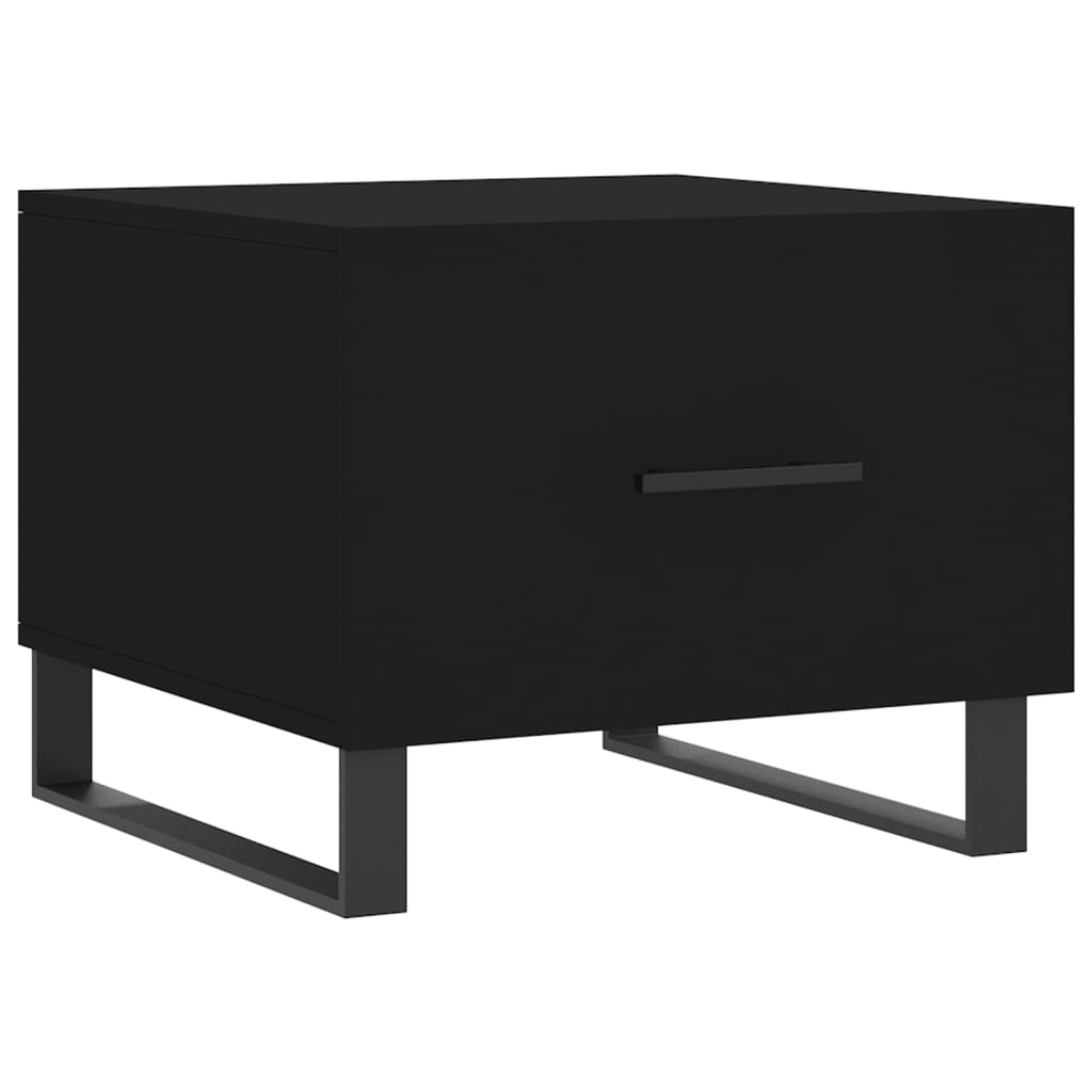 VidaXL Salontafel 50x50x40 cm bewerkt hout zwart