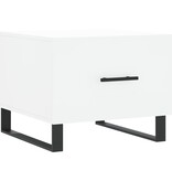 VidaXL Salontafel 50x50x40 cm bewerkt hout wit