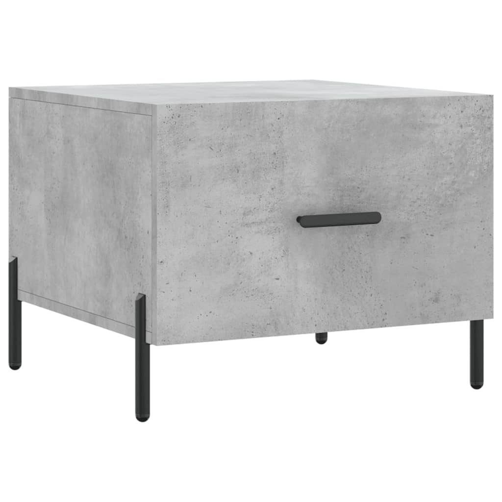 VidaXL Salontafel 50x50x40 cm bewerkt hout betongrijs