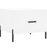 VidaXL Salontafel 50x50x40 cm bewerkt hout wit