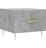 VidaXL Salontafel 50x50x40 cm bewerkt hout betongrijs