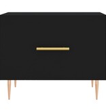 VidaXL Salontafel 50x50x40 cm bewerkt hout zwart