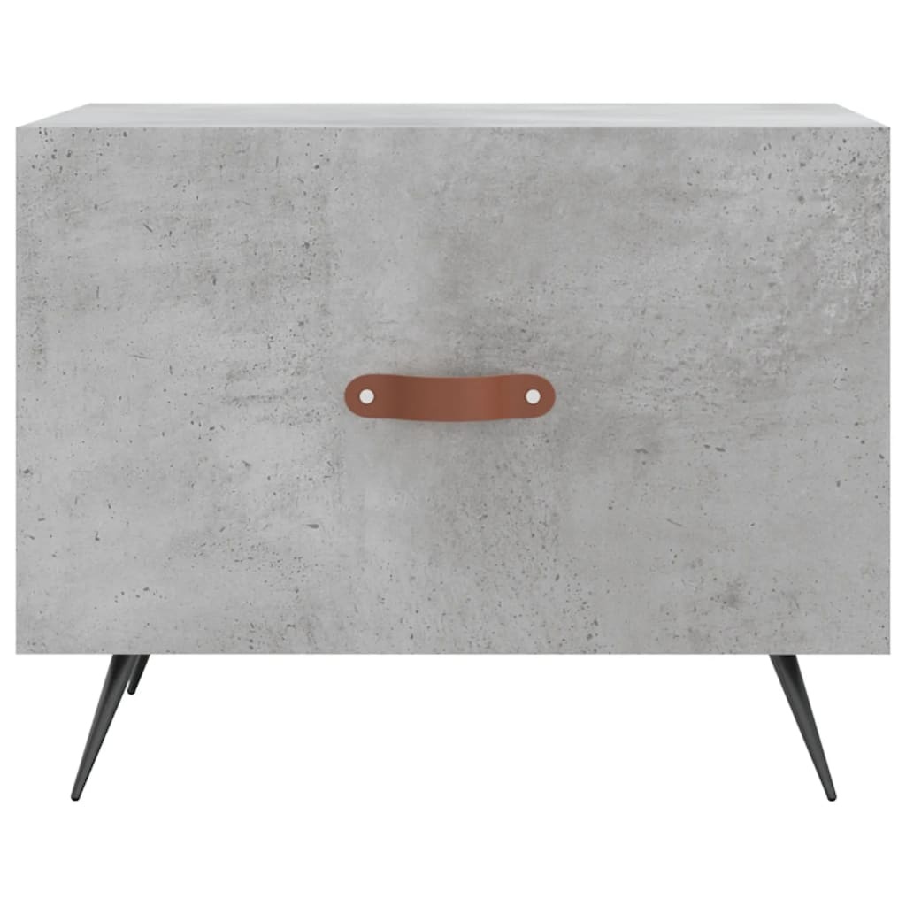 VidaXL Salontafel 50x50x40 cm bewerkt hout betongrijs