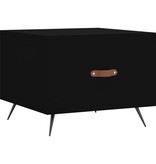 VidaXL Salontafel 50x50x40 cm bewerkt hout zwart