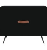VidaXL Salontafel 50x50x40 cm bewerkt hout zwart