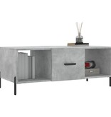 VidaXL Salontafel 102x50x40 cm bewerkt hout betongrijs