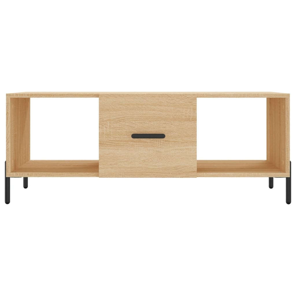 VidaXL Salontafel 102x50x40 cm bewerkt hout sonoma eikenkleurig