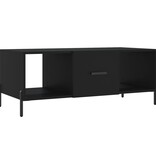 VidaXL Salontafel 102x50x40 cm bewerkt hout zwart