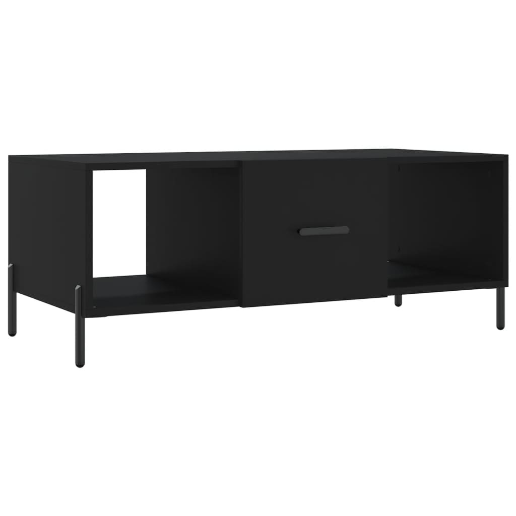 VidaXL Salontafel 102x50x40 cm bewerkt hout zwart