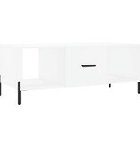 VidaXL Salontafel 102x50x40 cm bewerkt hout wit