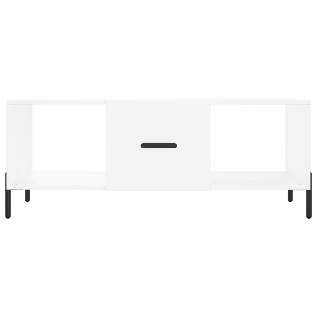 VidaXL Salontafel 102x50x40 cm bewerkt hout wit