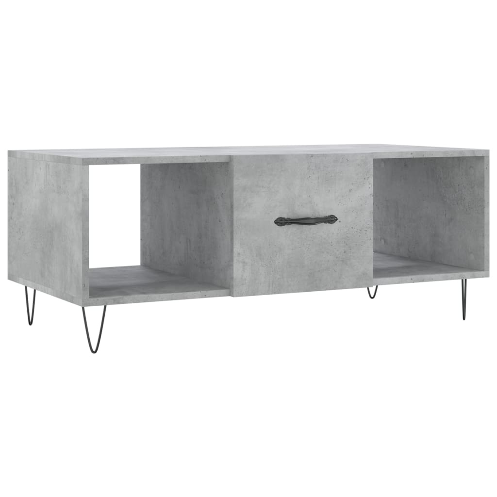 VidaXL Salontafel 102x50x40 cm bewerkt hout betongrijs