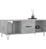 VidaXL Salontafel 102x50x40 cm bewerkt hout betongrijs