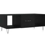 VidaXL Salontafel 102x50x40 cm bewerkt hout zwart