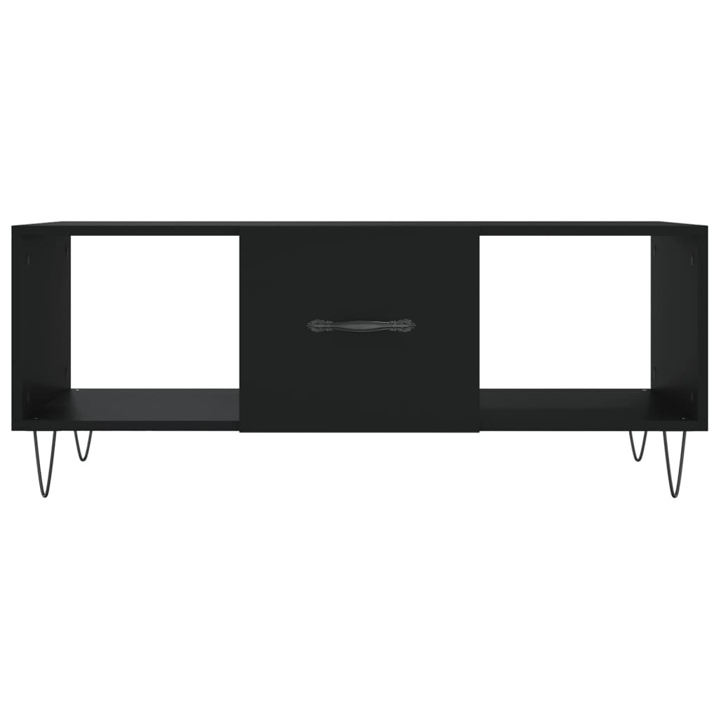 VidaXL Salontafel 102x50x40 cm bewerkt hout zwart