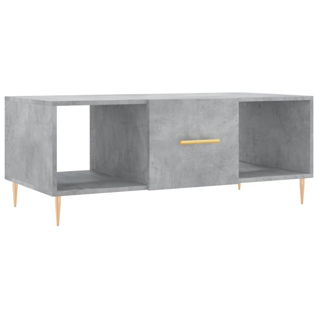 VidaXL Salontafel 102x50x40 cm bewerkt hout betongrijs