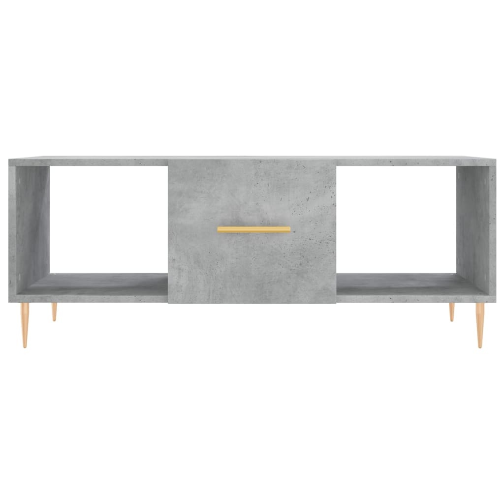 VidaXL Salontafel 102x50x40 cm bewerkt hout betongrijs