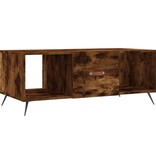 VidaXL Salontafel 102x50x40 cm bewerkt hout gerookt eikenkleurig