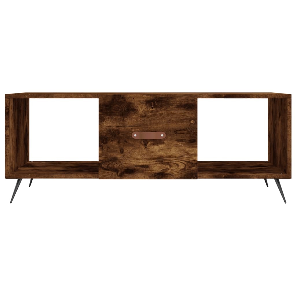 VidaXL Salontafel 102x50x40 cm bewerkt hout gerookt eikenkleurig