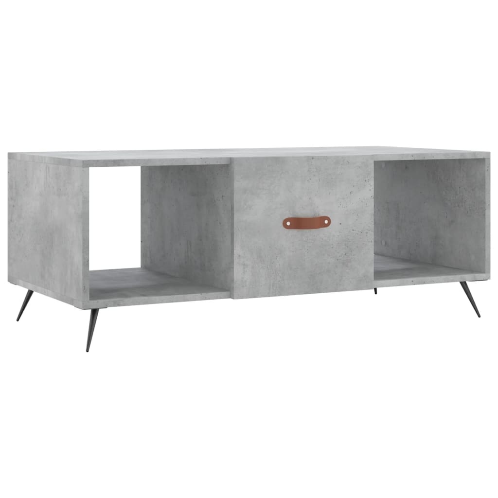 VidaXL Salontafel 102x50x40 cm bewerkt hout betongrijs