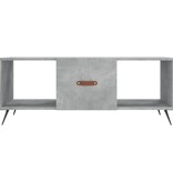 VidaXL Salontafel 102x50x40 cm bewerkt hout betongrijs