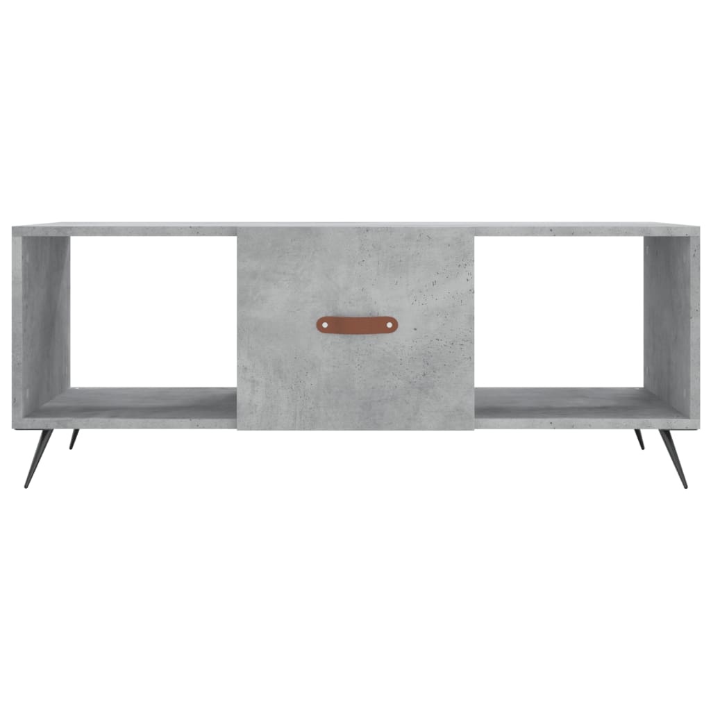 VidaXL Salontafel 102x50x40 cm bewerkt hout betongrijs