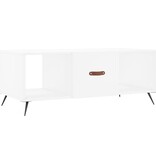 VidaXL Salontafel 102x50x40 cm bewerkt hout wit
