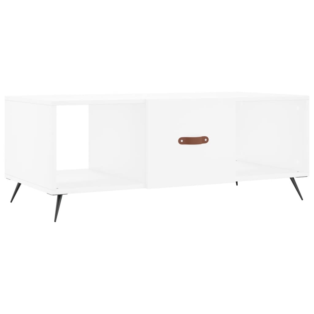 VidaXL Salontafel 102x50x40 cm bewerkt hout wit