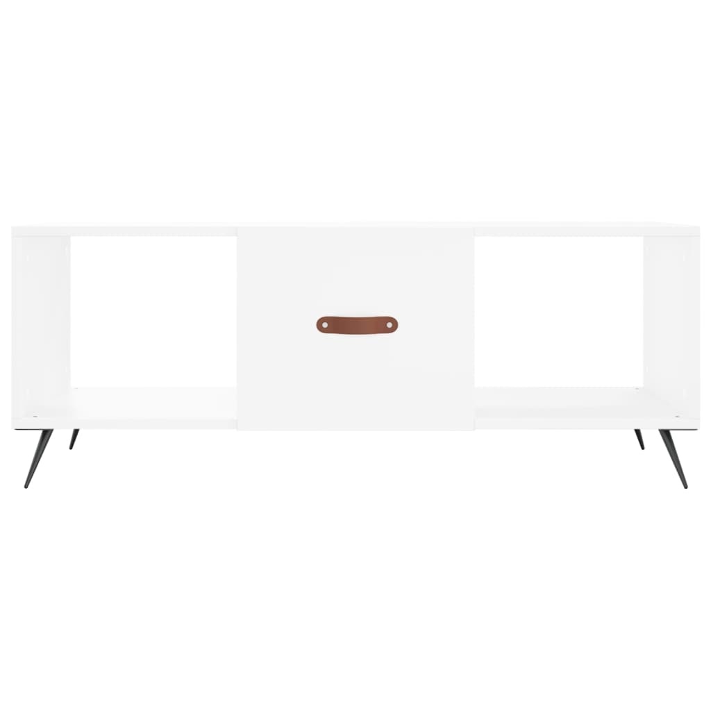 VidaXL Salontafel 102x50x40 cm bewerkt hout wit