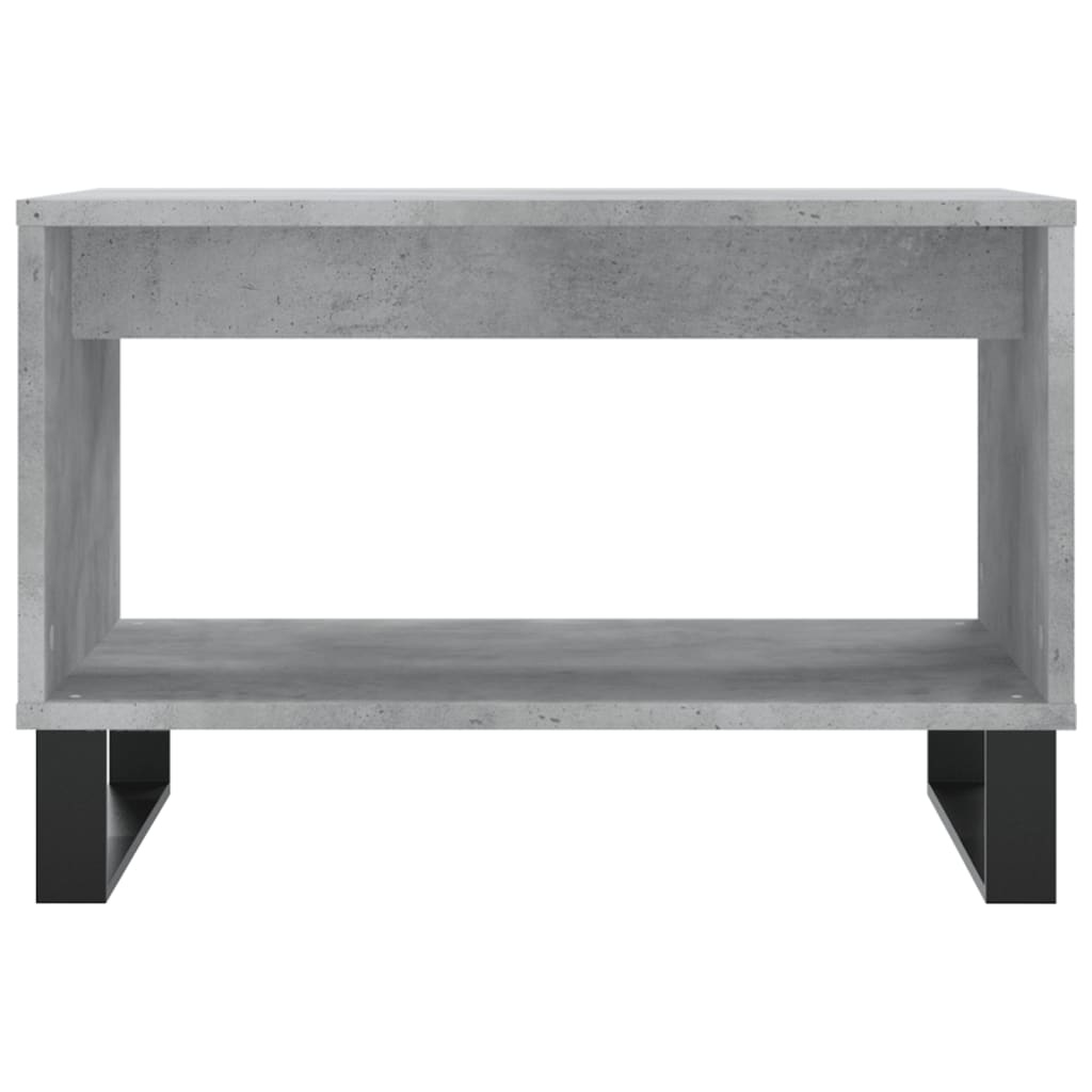 VidaXL Salontafel 60x50x40 cm bewerkt hout betongrijs