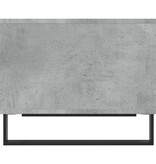 VidaXL Salontafel 60x50x40 cm bewerkt hout betongrijs