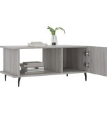VidaXL Salontafel 90x50x40 cm bewerkt hout grijs sonoma eikenkleurig
