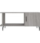 VidaXL Salontafel 90x50x40 cm bewerkt hout grijs sonoma eikenkleurig